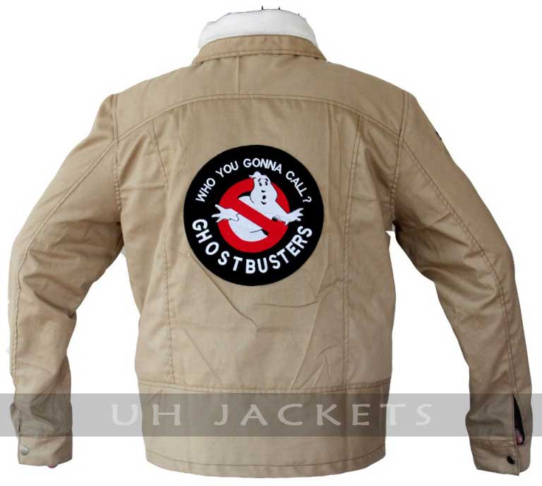 Ghostbusters Kate McKinnon Jillian Holtzmann Light Brown Leather  Jacket