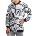 Ahegao Anime Bomber Unisex Jacket