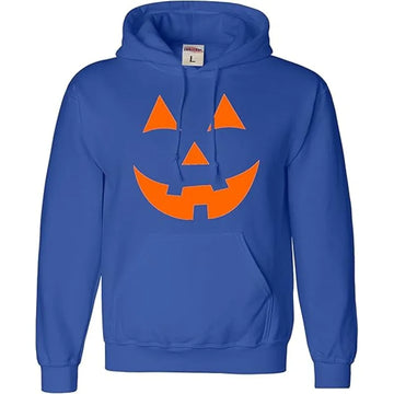 Pumpkin Face Go All Out Jack O Lantern Halloween Hoodie