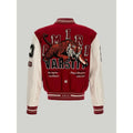 AMIRI Red Letterman Varsity Jacket