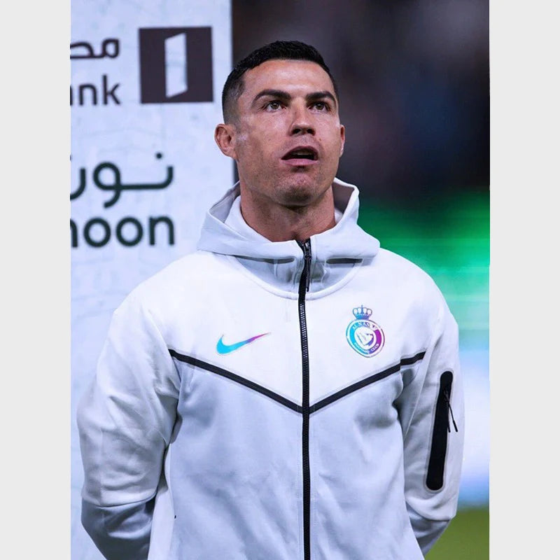 Al Nassr Tech Cristiano Ronaldo White Jacket
