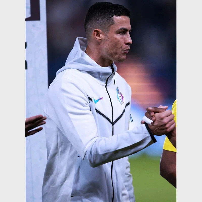 Al Nassr Tech Cristiano Ronaldo White Jacket