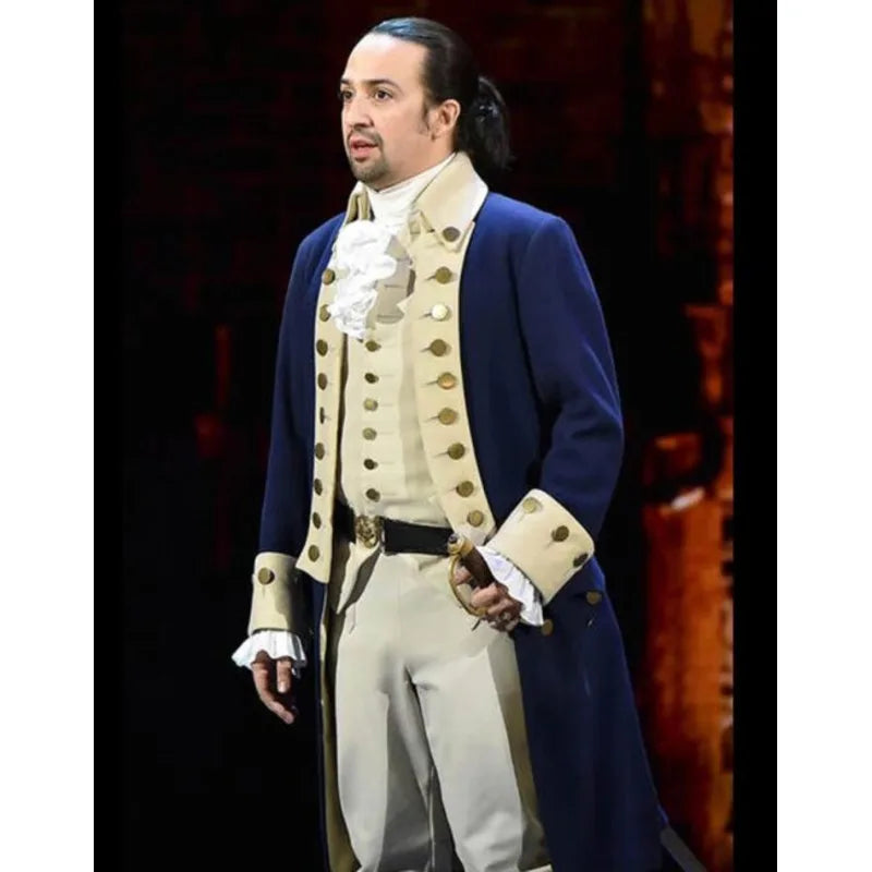 Lin-Manuel Miranda Wool Cosplay Blue Coat