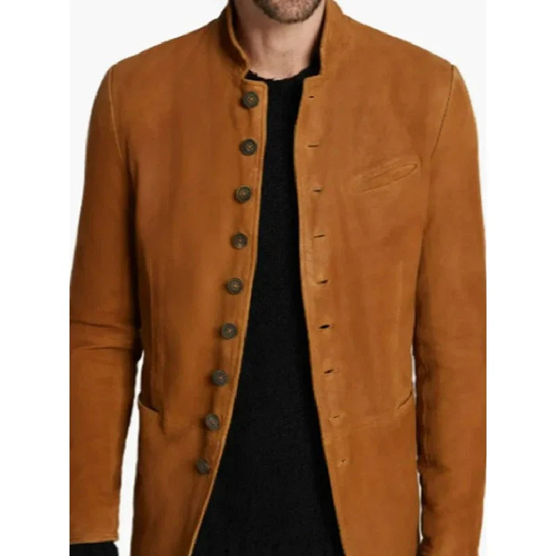 American Idol S22 Lionel Richie Brown Suede Jacket