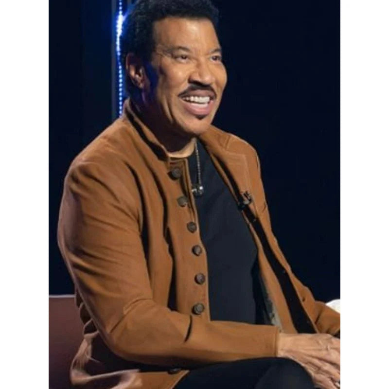 American Idol S22 Lionel Richie Brown Suede Jacket