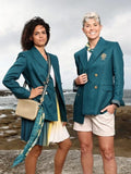 Green Australian Olympic Uniform Blazer