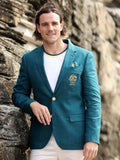 Green Australian Olympic Uniform Blazer