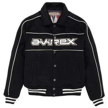Avirex Black Wool Jacket