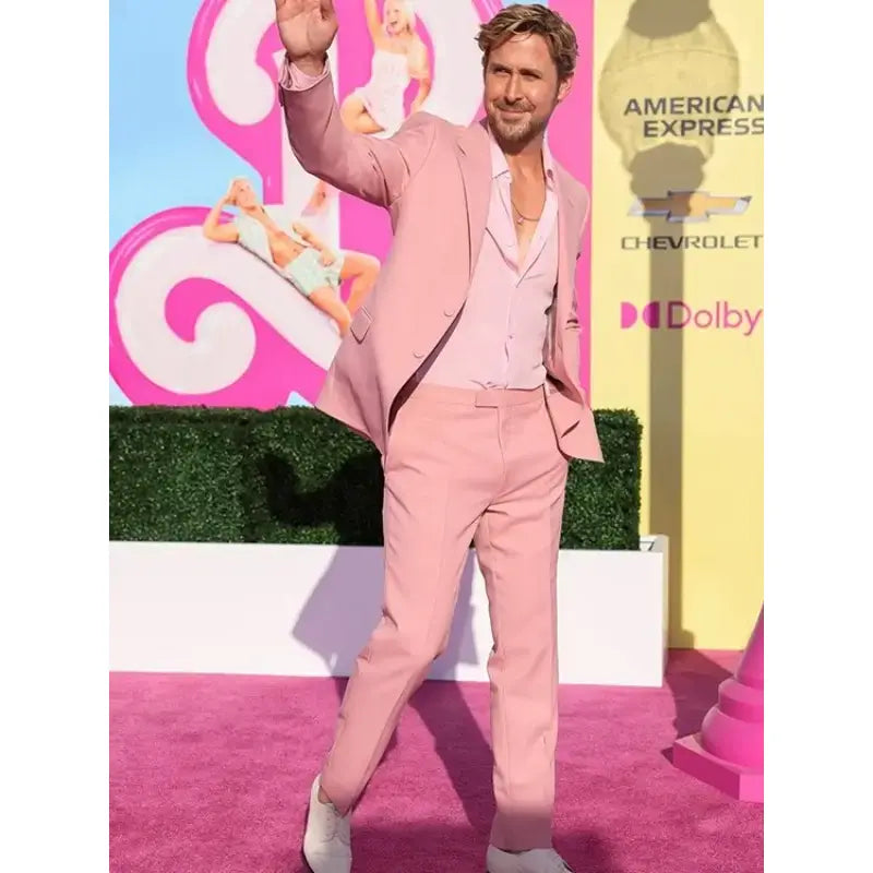 Ryan Gosling Barbie 2023 Pink Suit