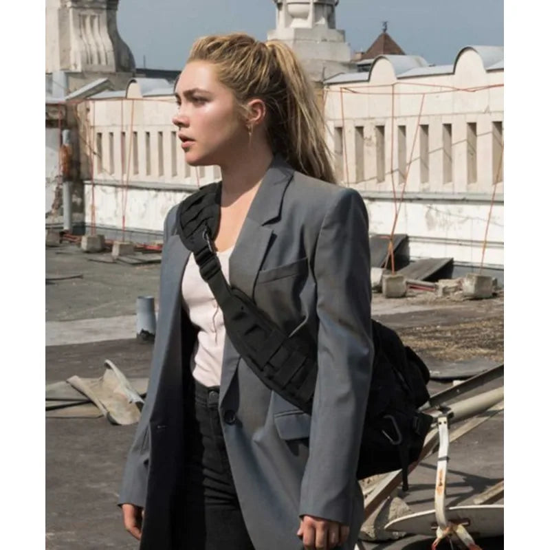 Yelena Belova Black Widow Grey Blazer