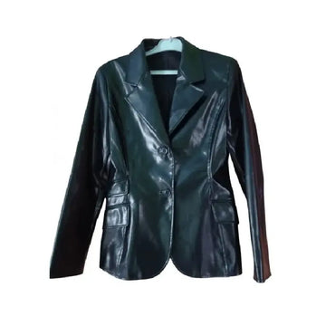 The Rookies Bruce Black Leather Blazer