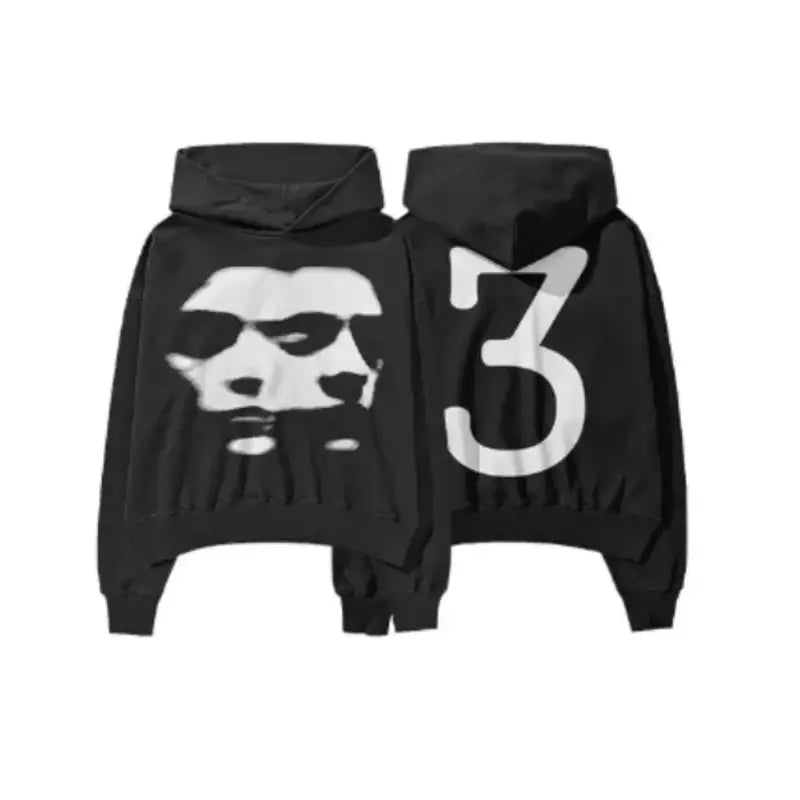 Clashtown Pullover Black Hoodie