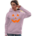 Go All Out Jack O Lantern Pumpkin Face Halloween Hoodie