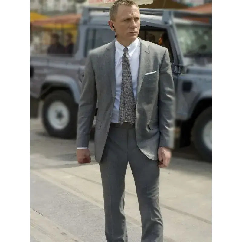 Skyfall James Bond Grey Suit
