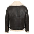 Dark Brown B3 Shearling Jacket For Mens