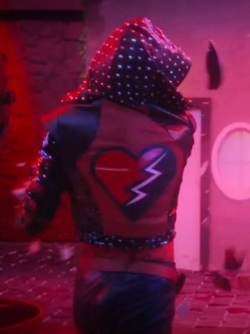 Descendants The Rise Of Red 2024 Kylie Cantrall Studded Leather Jacket