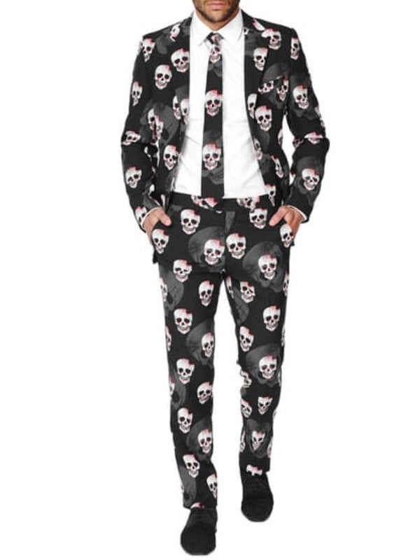 Skulleton Halloween 2024 Printed Tuxedo