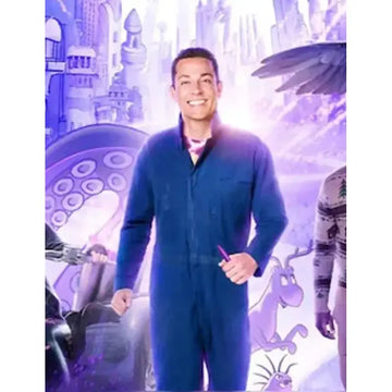 Zachary Levi Harold and the Purple Crayon Blue Jumpsuit