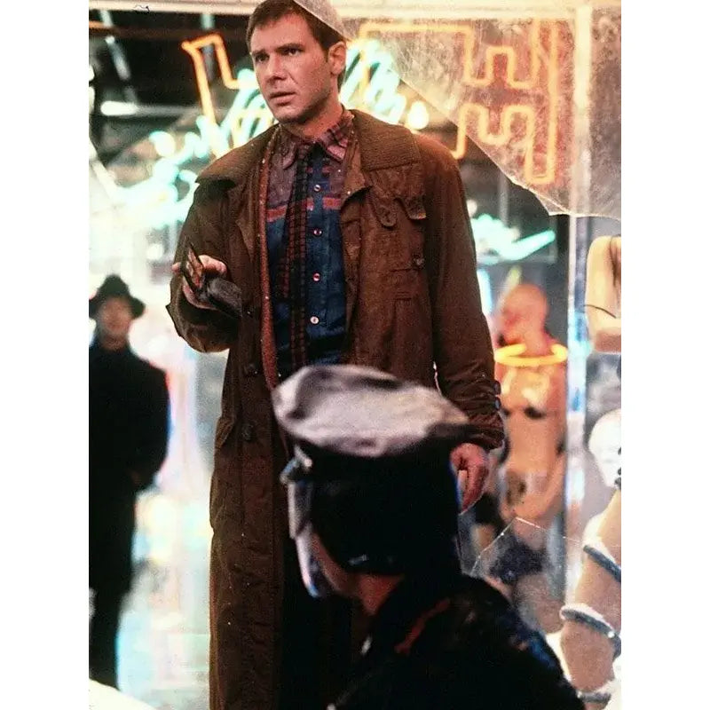 Blade Runner 1982 Rick Deckard Coat
