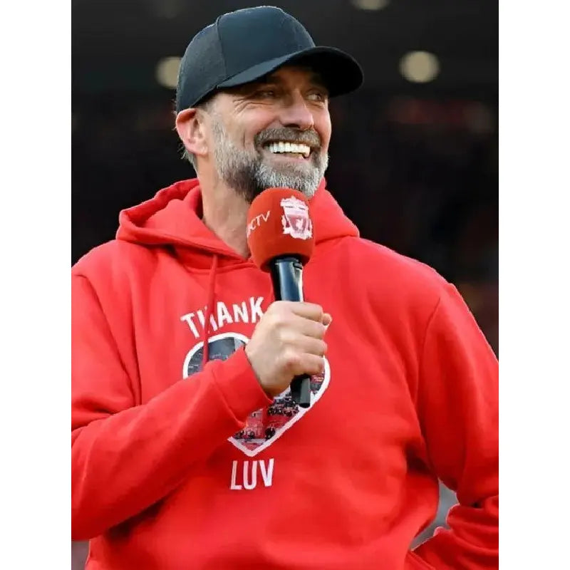 Jurgen klopp Thank You Luv Red Hoodie