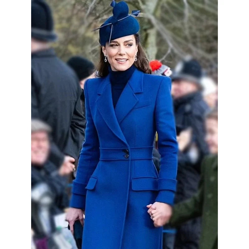 Kate Middleton Christmas Day Service Coat
