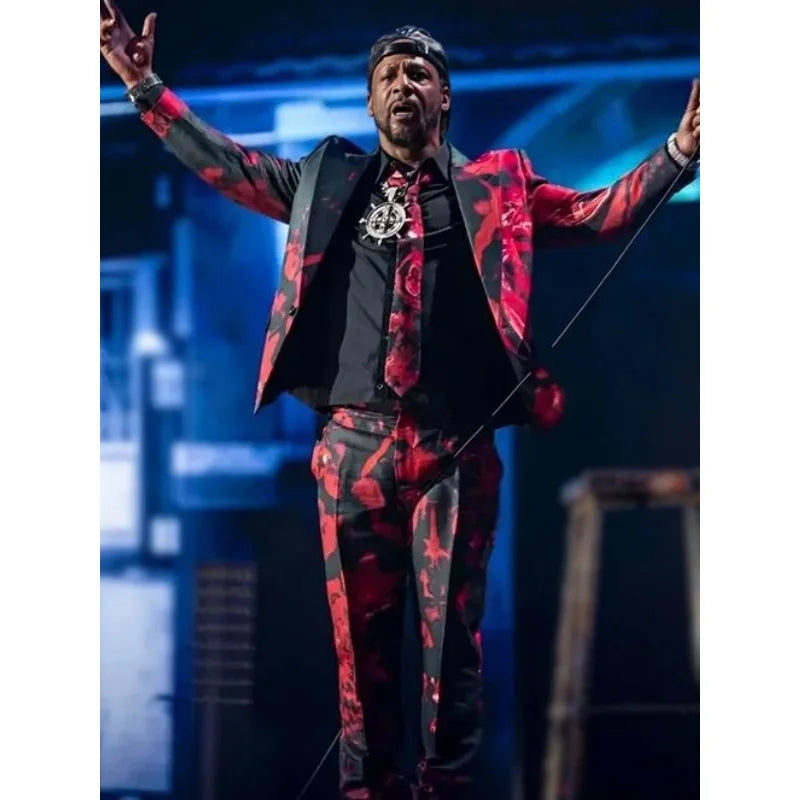 Katt Williams Woke Foke Floral Suit