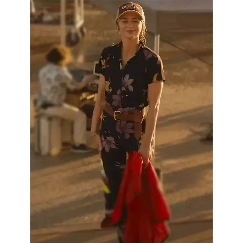 Emily Blunt The Fall Guy 2024 Floral Jumpsuit