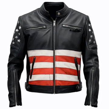 USA Leather Jacket For Men