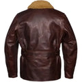 Brown Shearling Leather Men’s  Coat