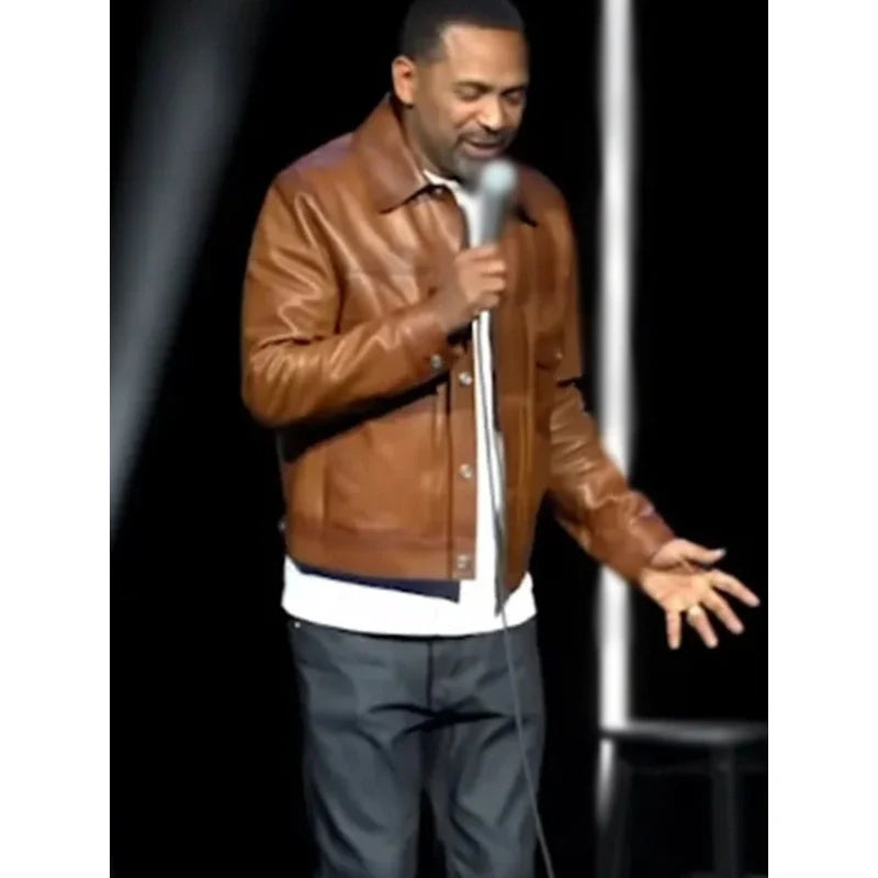 Brown Ready to Sell Out Mike Epps Brown Leather Jacket