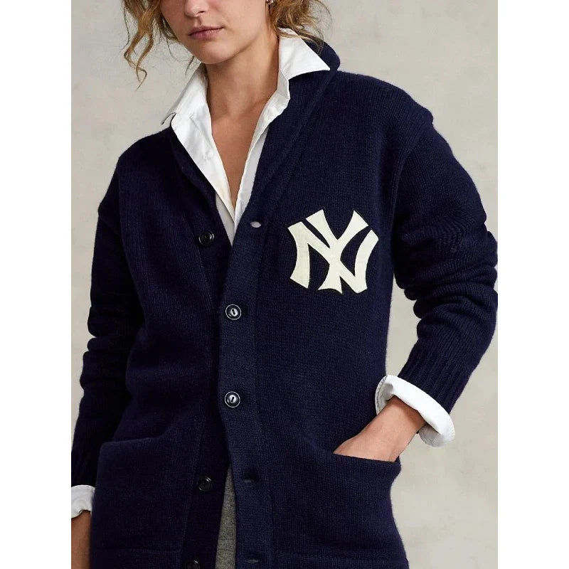 Yankees Blue Cardigan