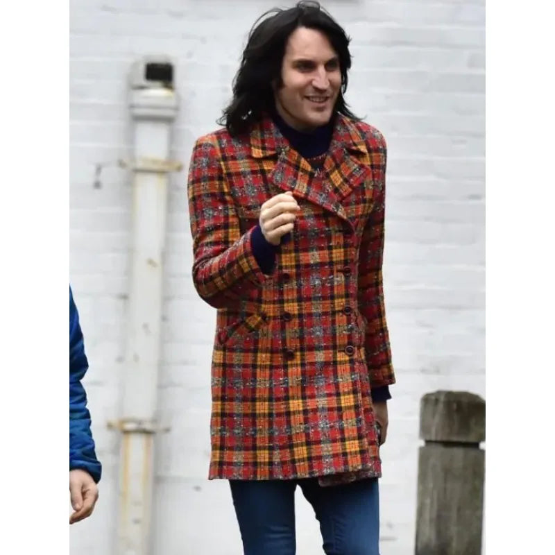 Noel Fielding Red & Orange Coat