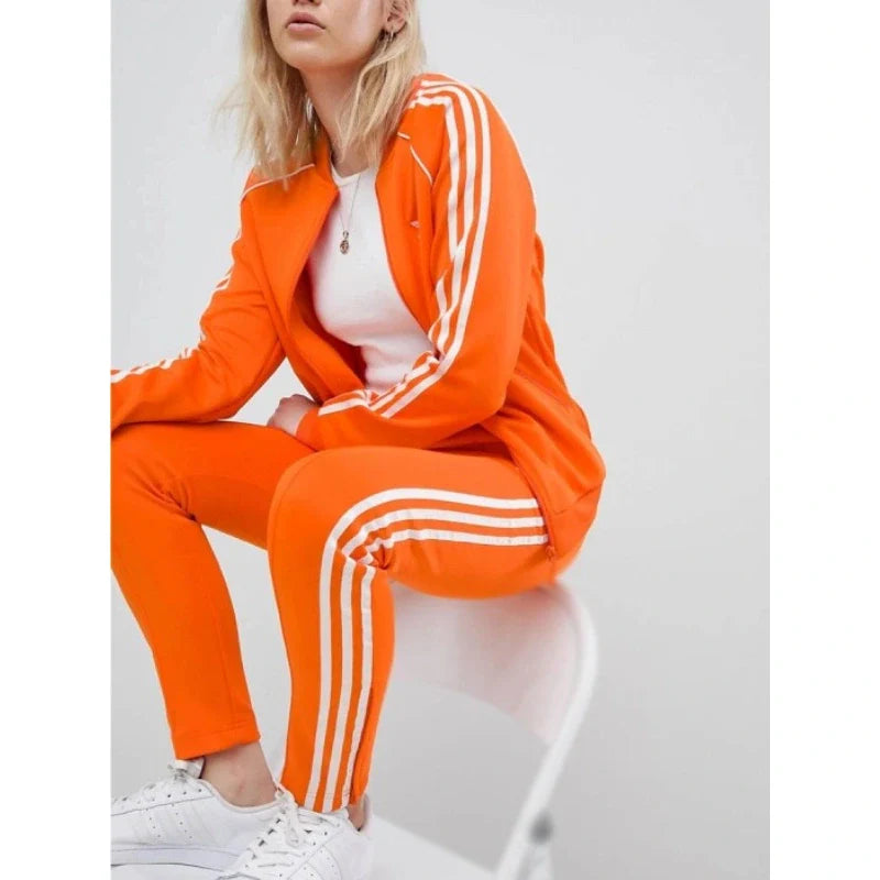 Adidas Orange Tracksuit