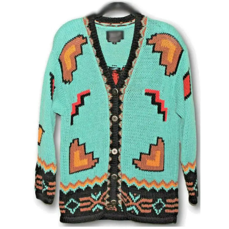 Picket Fences S01 Jill Multicolor Blue Cardigan