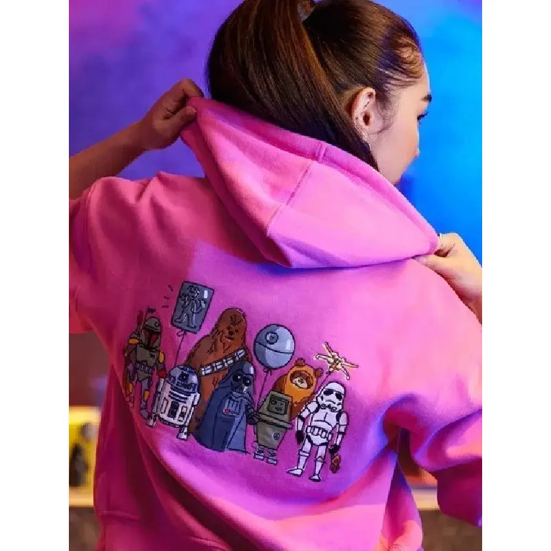 Star Wars Pink Zip-up Hoodie