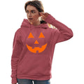 Pumpkin Face Go All Out Jack O Lantern Halloween Hoodie For Men & Women