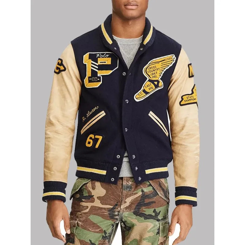 Ralph Lauren Vintage Letterman Wool Jacket