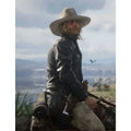 Micah Bell RDR 2 Tail Black Leather Jacket