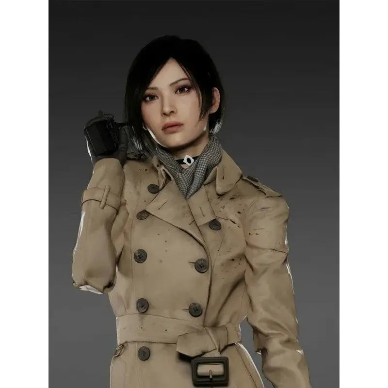 Beige Resident Evil 2 Ada Wong Coat