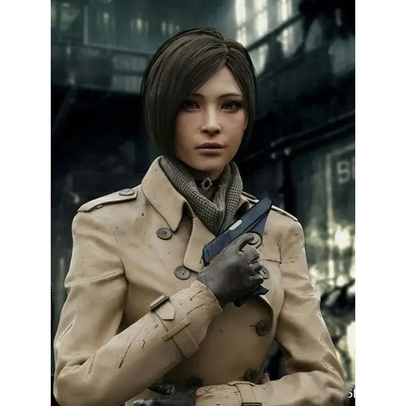 Beige Resident Evil 2 Ada Wong Coat