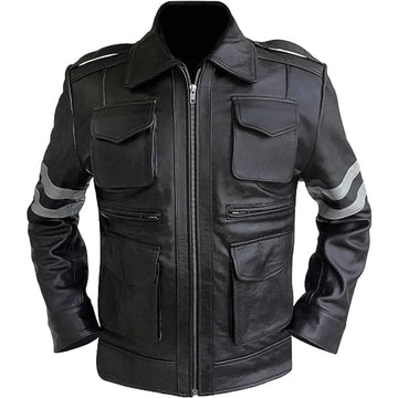 Resident Evil 6 Leather Jacket Edition Game PC Xbox 360 Men Leather Jacket