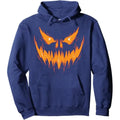 Scary Spooky Jack O Lantern Face Pumpkin Halloween Pullover Hoodie