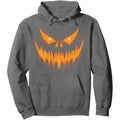 Scary Spooky Jack O Lantern Face Pumpkin Halloween Pullover Hoodie