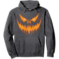 Scary Spooky Jack O Lantern Face Pumpkin Halloween Pullover Hoodie