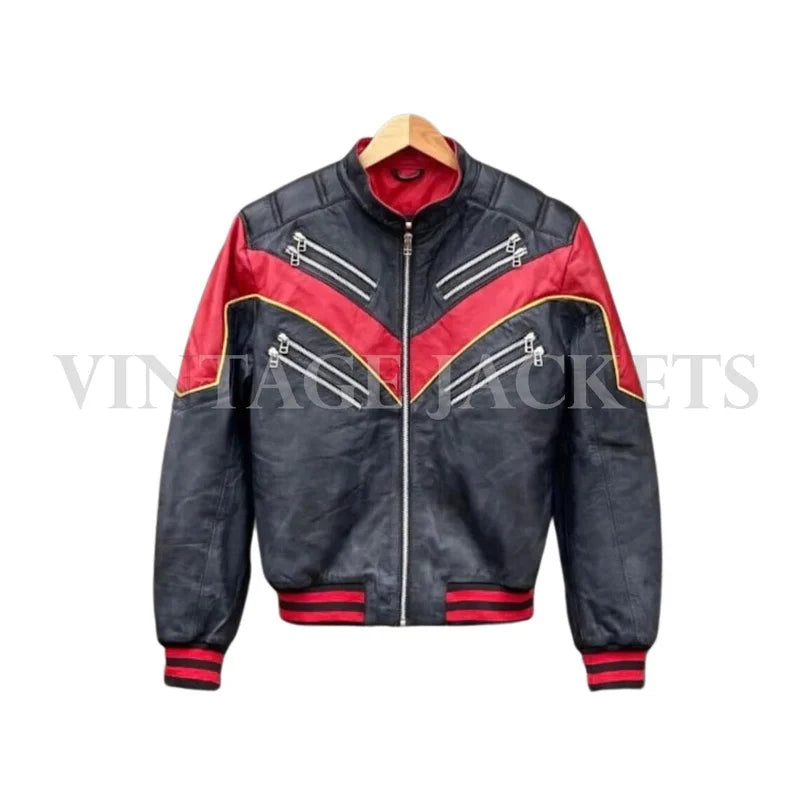 Spider-Man Halloween Steampunk Cosplay Leather Jacket