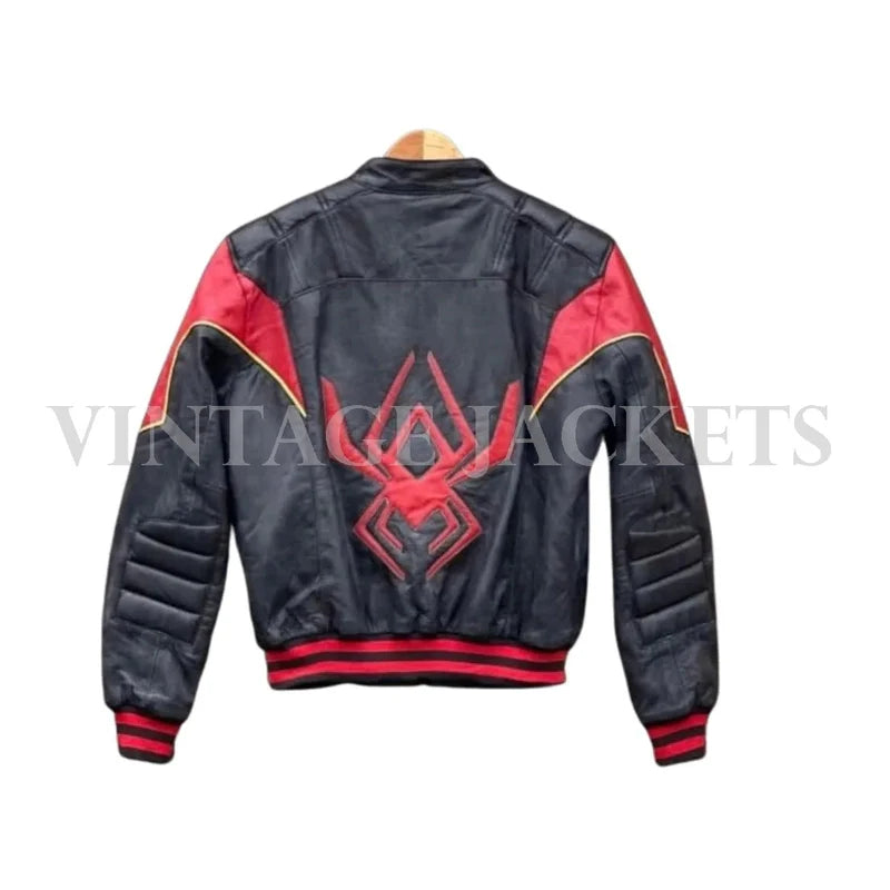 Spider-Man Halloween Steampunk Cosplay Leather Jacket