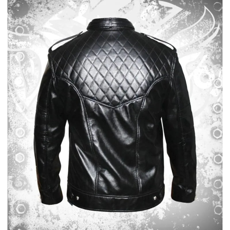 Batman Arkham Knight Black Leather Jacket