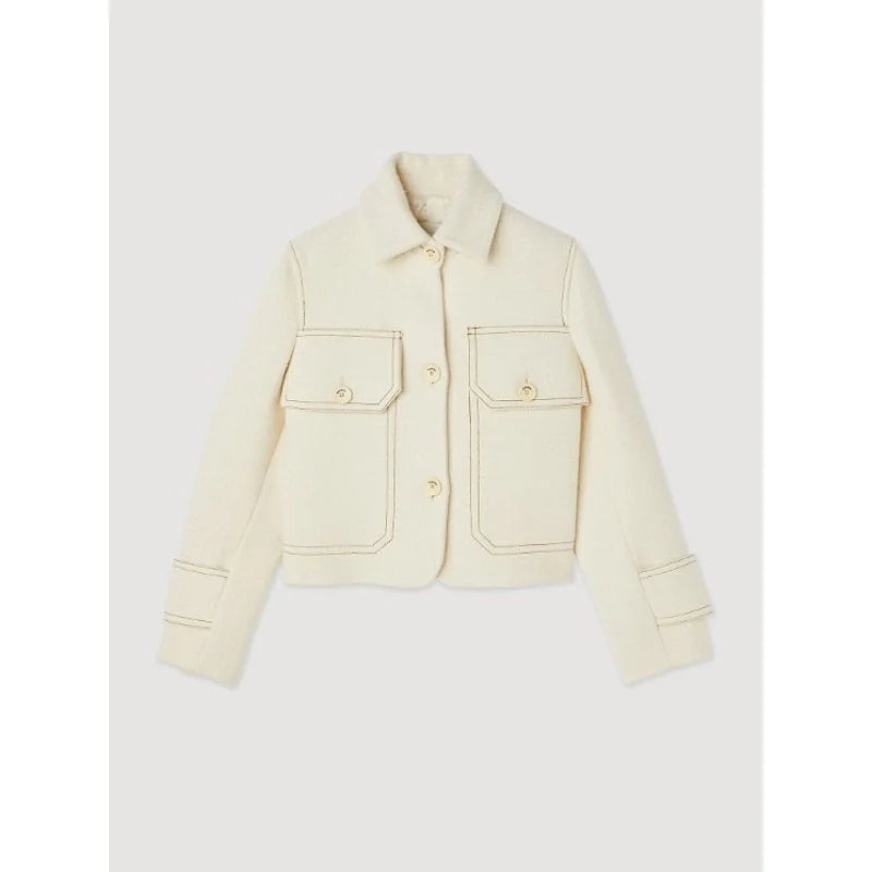 White The Gentlemen 2024 Kaya Scodelario Jacket