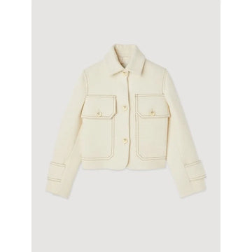 White The Gentlemen 2024 Kaya Scodelario Jacket