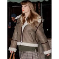 Taylor Swift Shearling Leather Jacket